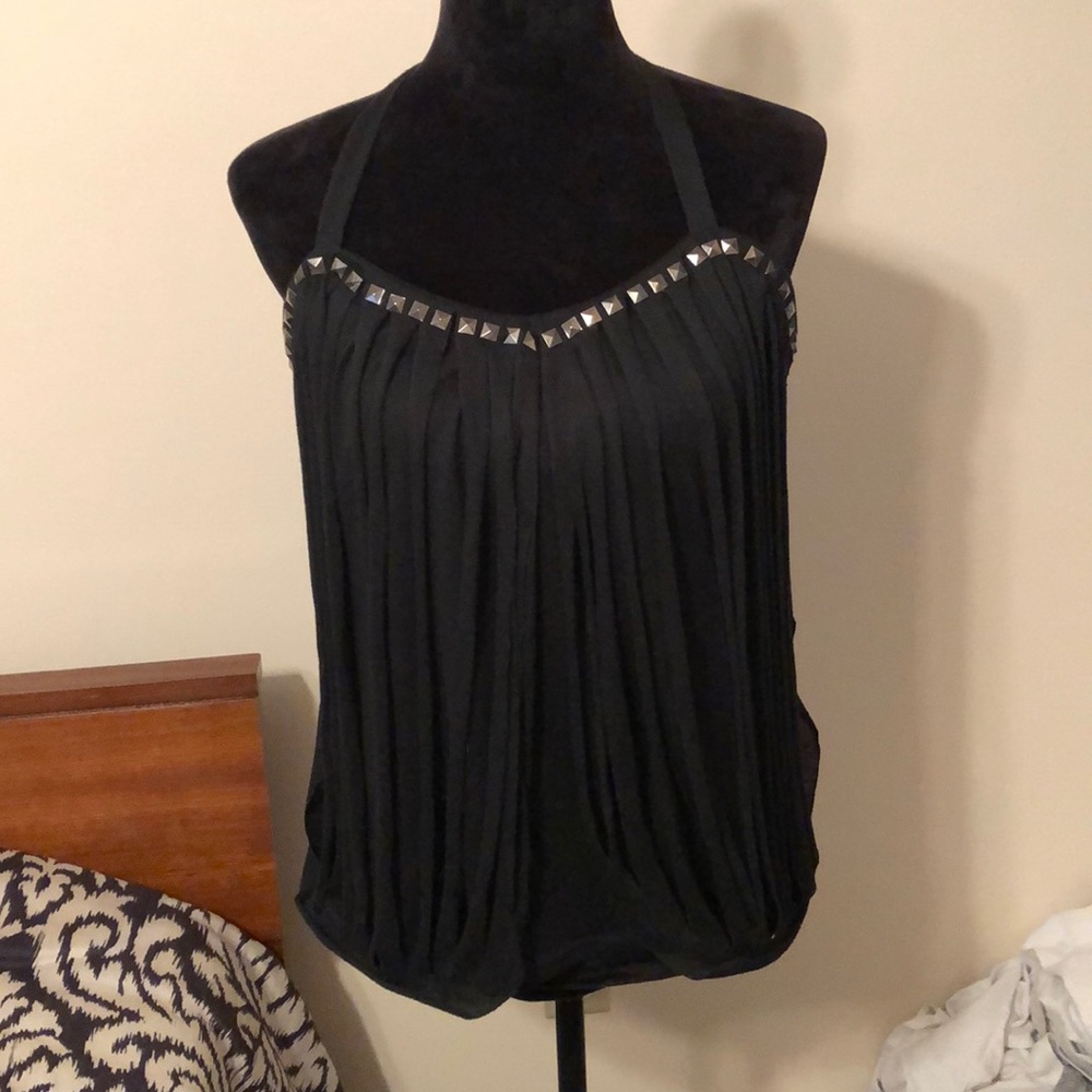Shredded tank top